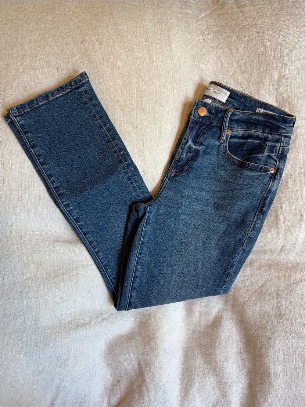 Dear John Blair Straight Jeans in Dark Blue Denim